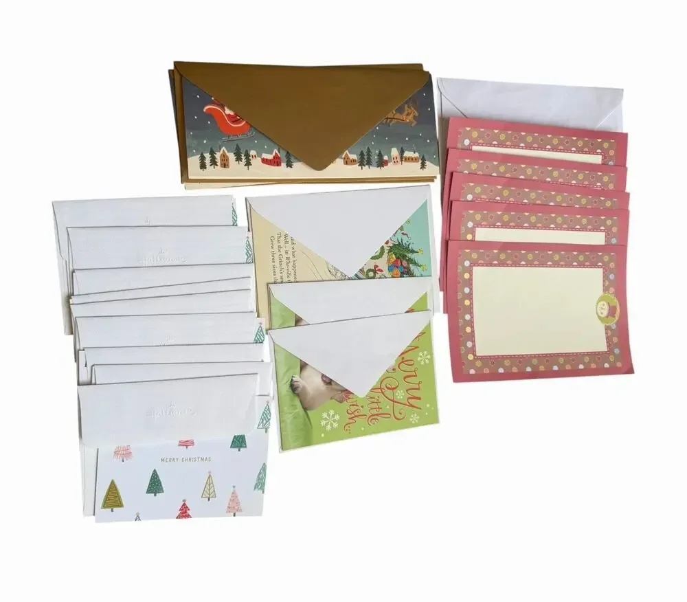 Hallmark Christmas Card Bundle Grinch Holiday Greeting Cards Mixed Box Envelopes